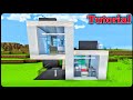 Minecraft : Small Modern House (Tutorial) | How to build small modern house in minecraft