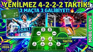 YENİLMEZ TAKTİKLE 3 MAÇLIK SERİ! ⚽️ eFootball 2026 Mobile Gameplay