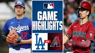 Arizona Diamondbacks Vs Los Angeles Dodgers Full Game Highlights March 26,2025 Mlb Season 2025