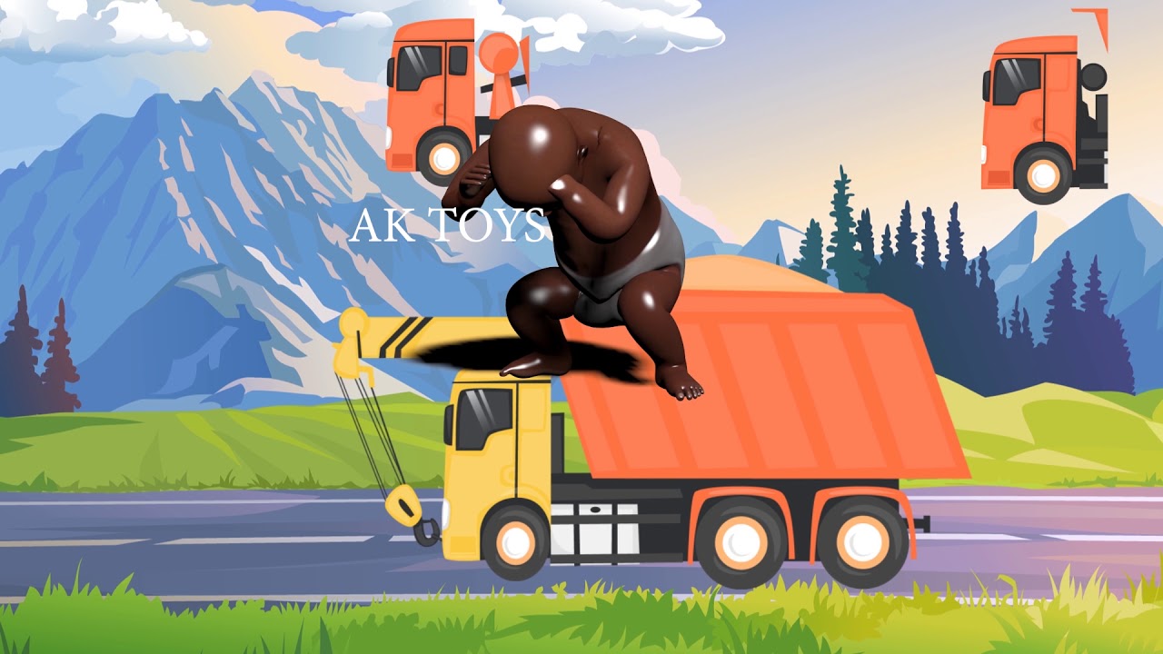 Toys Trucks Puzzle for Kids Trucks for Children Learn English Kids