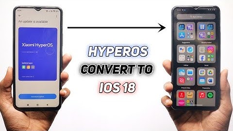 HyperOS Convert To iOS 18 Complete Ui ✅ | Any Xiaomi/Redmi/Poco !