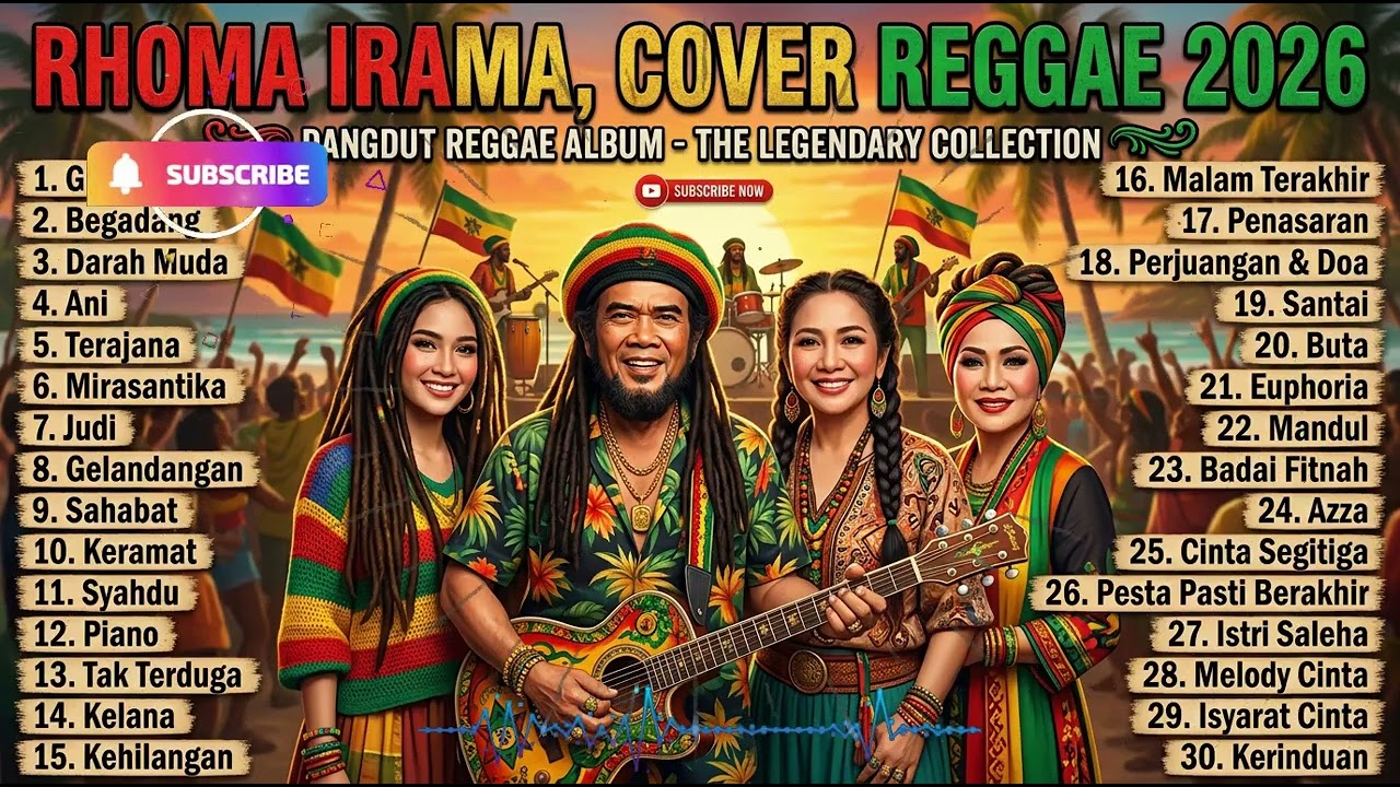 RHOMA IRAMA SONG COLLECTION 2026 | FULL REGGAE MUSIC ALBUM 🎧🔥 PERFECT FOR CHILLING