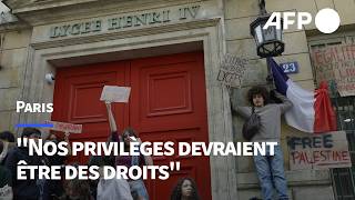 Lycéens Henri-Iv Et Louis-Le-Grand Débrayent Par Solidarité