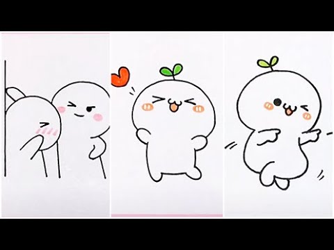 Vẽ Hình Cute Siêu ĐẸP Siêu DỄ  Cách Vẽ Những Hình Dễ Thương Đơn Giản Nhất  P1  Bilibili