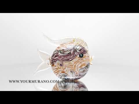 FLANDER blown glass fish sculpture video