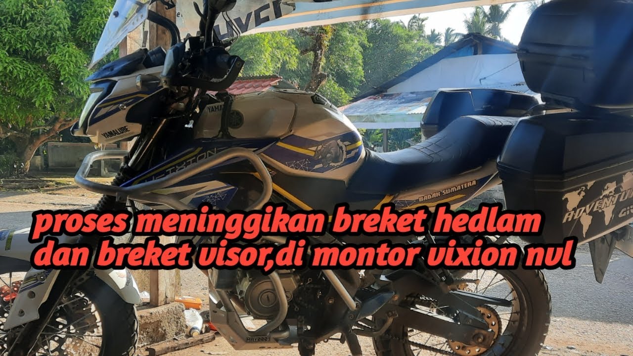 Cara memodifikasi meninggikan hedlam vixion nvl  