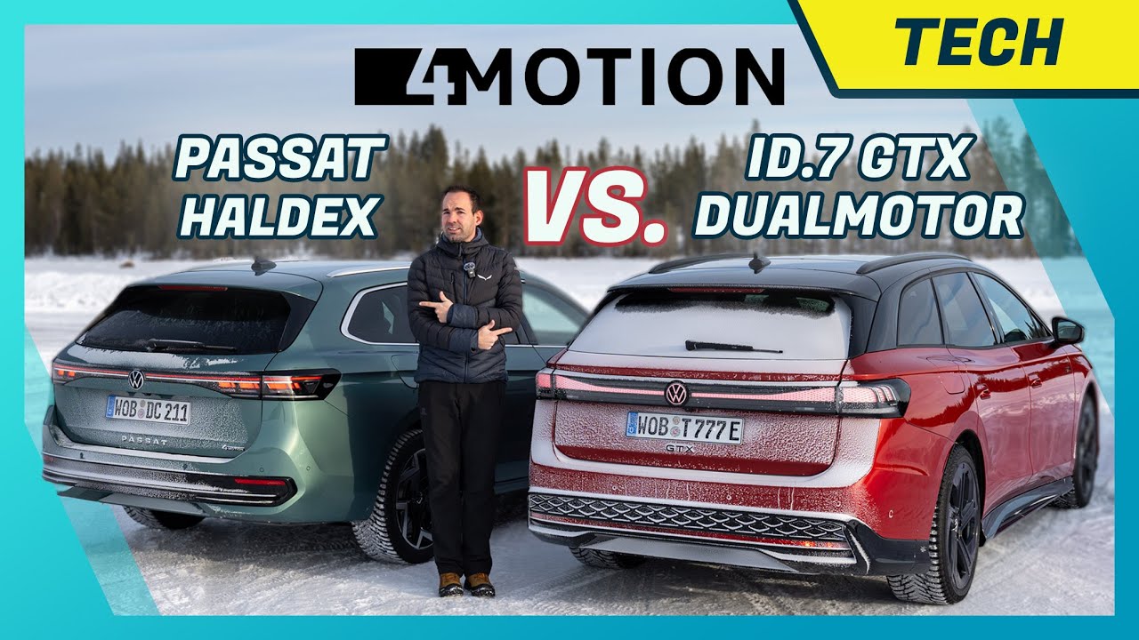 Allrad im Elektroauto vs. Verbrenner | Vergleich VW Passat vs. ID.7 | Komfort | Preis | Anhänger