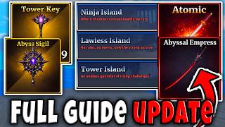 FULL COMPLETE GUIDE to the SAILOR PIECE MASSIVE UPDATE - NEW ITEMS TOWER RUNE SWORD DROP BOSS Roblox screenshot 1