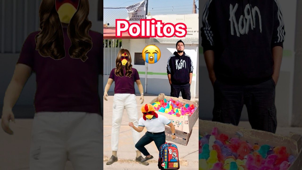 Pollitos de Colores en la Escuela 🐥😭 #Minecraft #Short