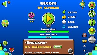 'REcode' by Alphirox | Geometry Dash
