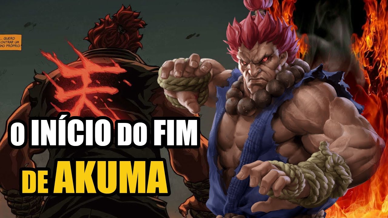 Akuma boss. Ryu vs Akuma.