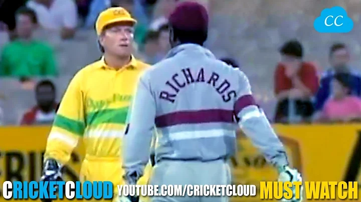 SIR VIV RICHARDS ON FIRE !! Most Aggressive inning...