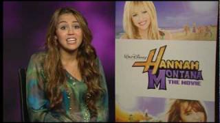 Hannah Montana / Miley Cyrus answers our questions