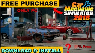 🔥How To Free Purchase | Car Mechanic Simulator 2018 | Orginal Game | Download & Install IND GamingXT screenshot 1