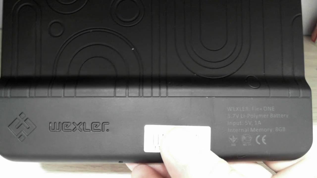 Прошивка электронной книги Wexler Flex One 8g