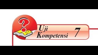 Video ini berisikan soal dan pembahasan matematika smp kelas 8 uji
kompetensi 7 semester 2 bagian pilihan ganda no 1 sampai 10 semoga
bermanfaat ke blog saya...