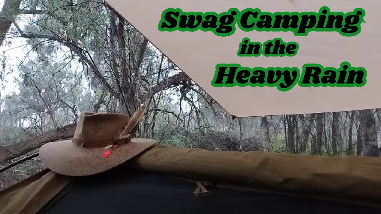 Heavy Rain Solo Overnight Swag Camp  – Yabbying and Fishing The Murray
