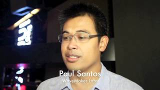 Paul Santos Of Wavemaker Labs At Jfdi-Innov8 Demo Day 2012