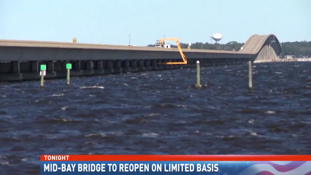 Pensacola MidBay Bridge reopens on limited basis - NBC 15 News WPMI