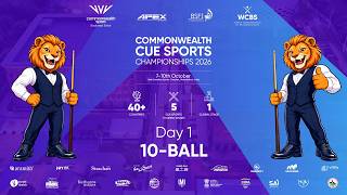 CHITRA MAGIMAIRAJAN vs  MENG-HSIA HUNG|| 10-Ball || DAY-1 || COMMONWEALTH CUE SPORTS