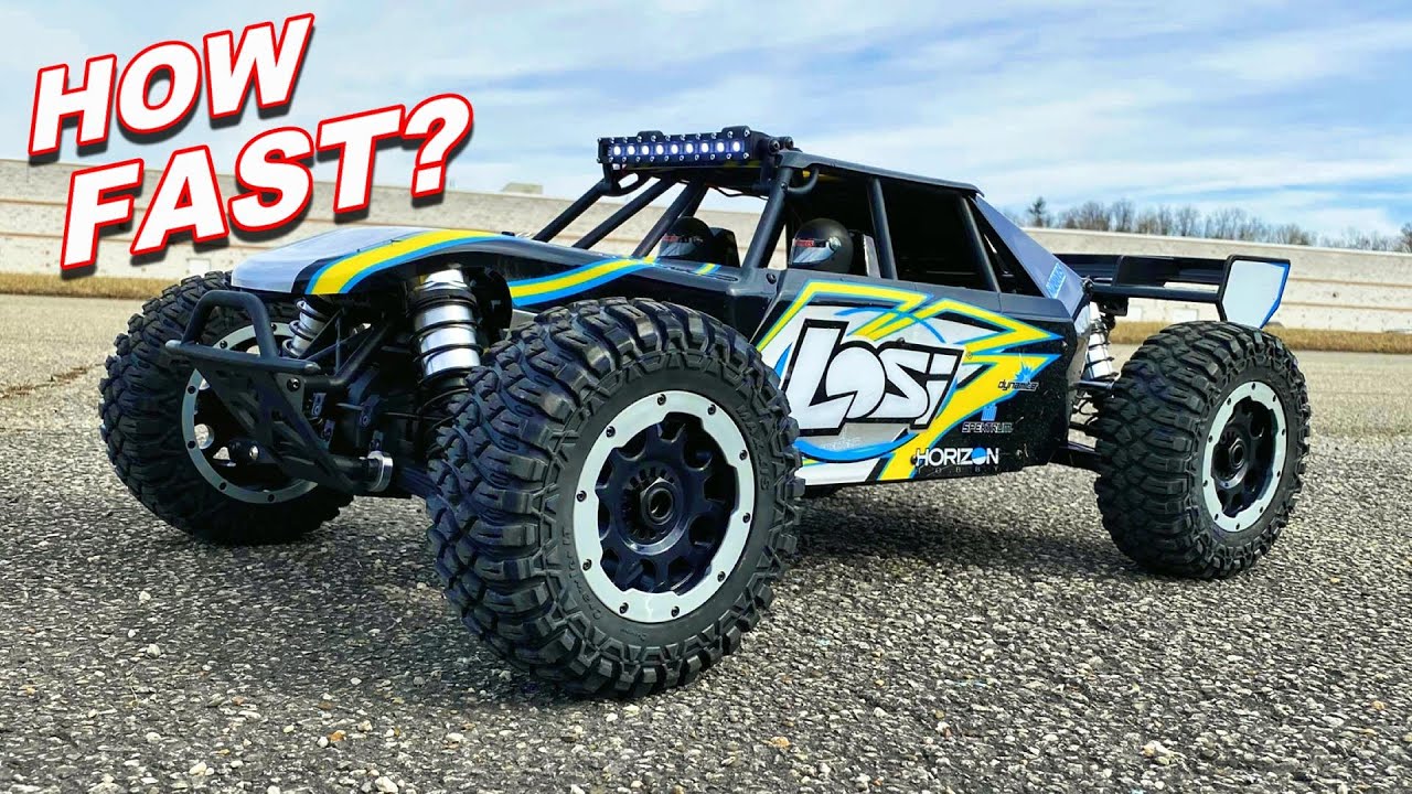 GIANT RC Car! - Losi Racing Desert Buggy XL-E Speed Test