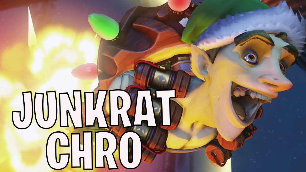 JUNKRAT ONE TRICK - CHRO! PROLIKECHRO JUNKRAT GAMEPLAY OVERWATCH SEASON 28 TOP 500