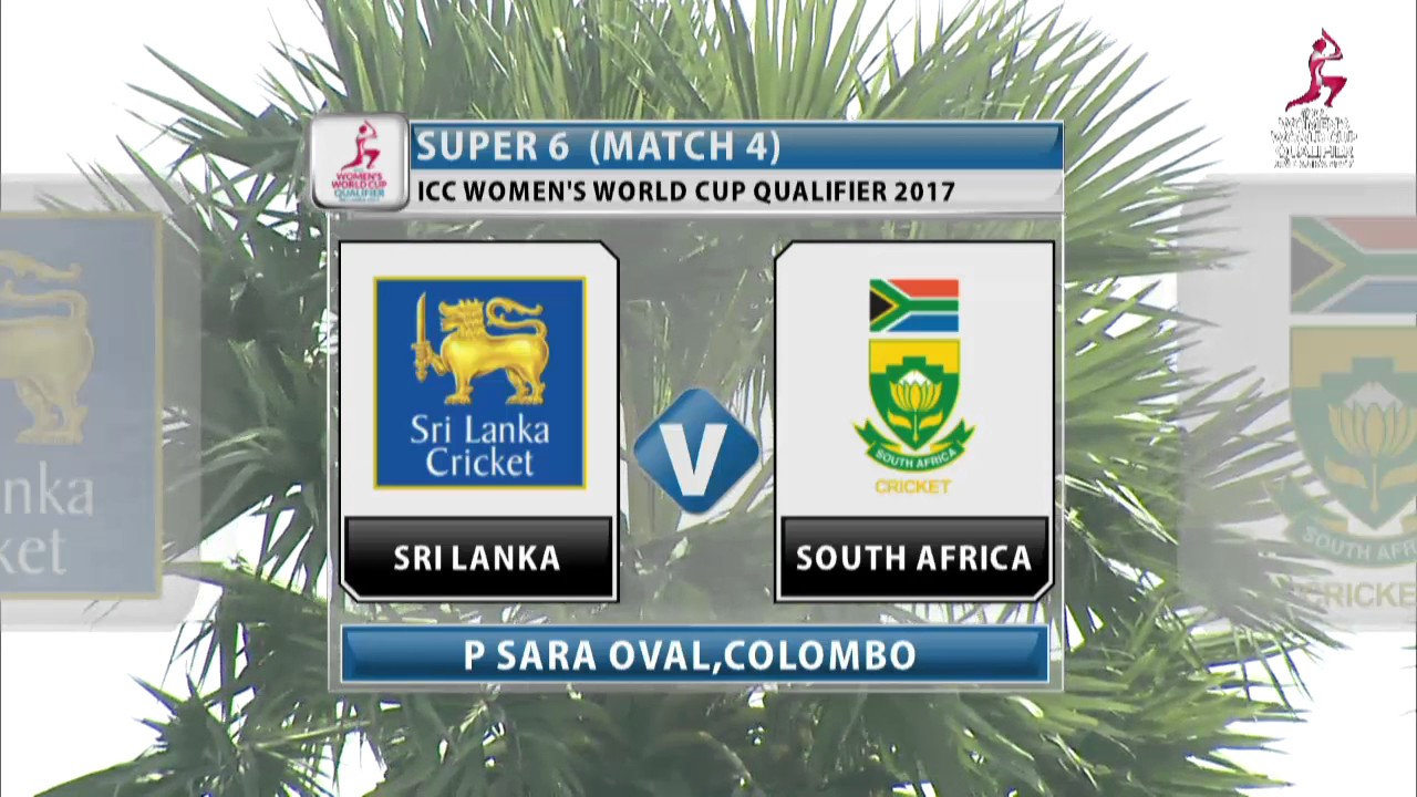 South Africa v Sri Lanka, ICC Women's World Cup Qualifier, 2017