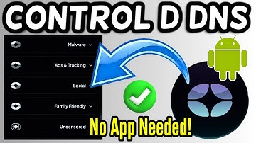 How to Setup & Configure Control D DNS on Android without app (Full Tutorial)