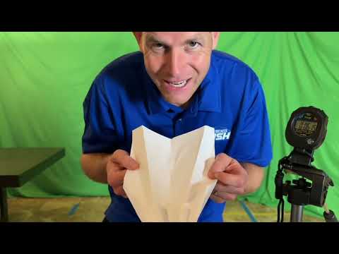 Fastest Time to Fold and Throw a Paper Airplane