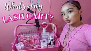 What's in my Lash Cart? | LASH TECH SERIES