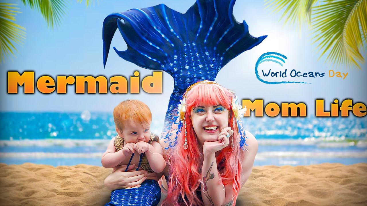 Balancing Fins & Family My World Ocean's Day as a Mermaid Mom The