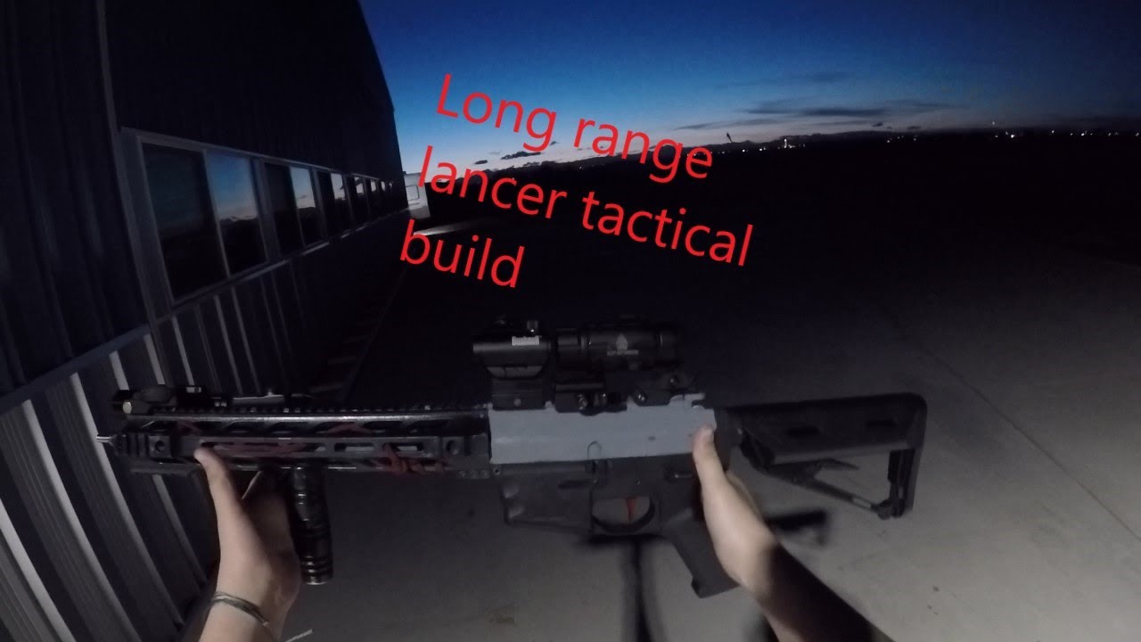 Shooting my lancer tactical long rang build - YouTube
