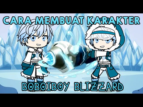 HOW TO CREATE A BOBOIBOY BLIZZARD CHARACTER IN GACHA CLUB || BOBOIBOY GALAXY BARAJU 🔥❄ || Free to...