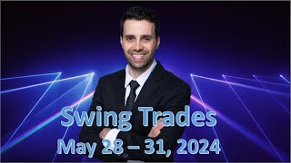 Actionable Swing Trade Ideas for May 28 – 31, 2024 | Market Update