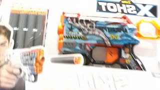 Short review: Xshot skins menace l A small blaster that can accept half length darts