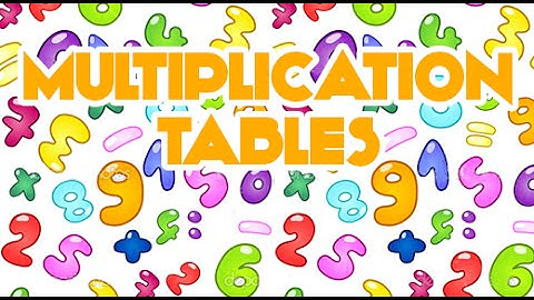 Multiplication songs for Children | Multiplication Table | 2D animated