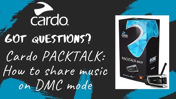Cardo PACKTALK: How to share music on DMC mode