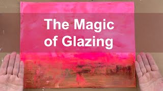Painting Looks 'Off'? Try This EASY Glazing Technique to Save It! | Abstract Art Tutorial
