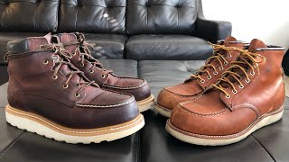 Moc Toe Review: Red Wing 875 vs. Irish Setter Ashby