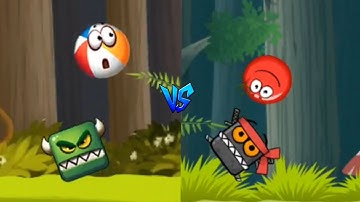 Red Ball 4 vs Friend Ball in Deep Forest New World Tomato Ball Gameplay 2