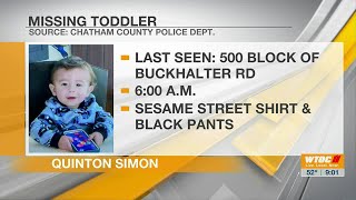 Search continues for missing toddler last seen Wednesday morning