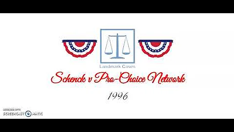 Schenck v Pro-Choice Network (1996)