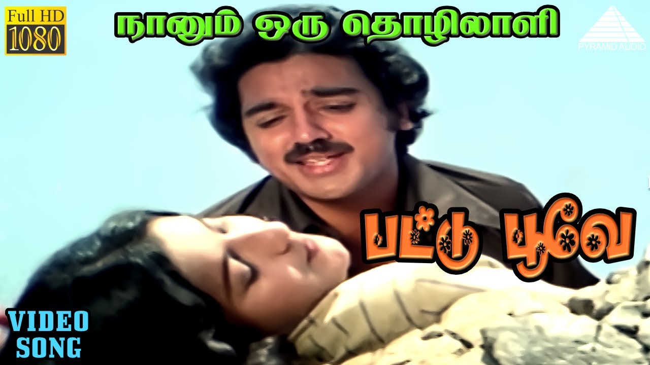 பட்டு பூவே HD Video Song | நானும் ஒரு தொழிலாளி | கமலஹாசன் | அம்பிகா | இளையராஜா