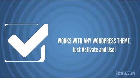 Gosqueeze - Free Squeeze Page Creator For WordPress