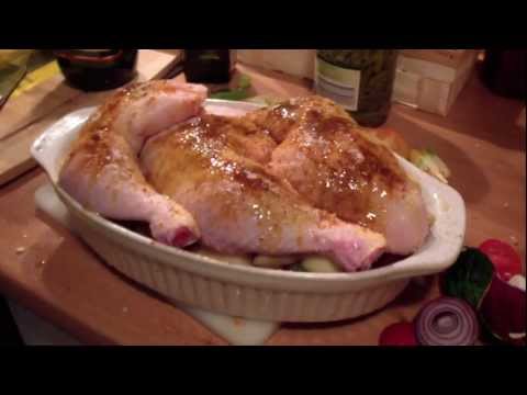 hähnchenschenkel im backofen einfach