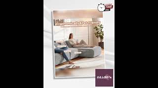 105'' Modular Sectional Sofa Couch ,Boneless Couch, Compressed Couch, Detachable And Washable, Re...
