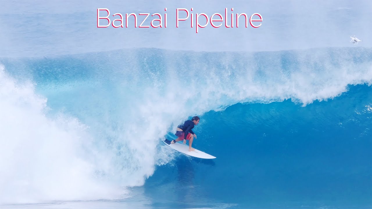 Pipeline Surfing Big Crowd Big Barrels YouTube