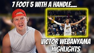 Number 1 Pick in the NBA Reaction! Victor Wembanyama Top Plays of the Season!