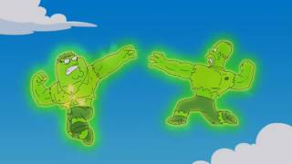 Peter Griffin Vs Homer Simpson Fight Finale  Family Guy