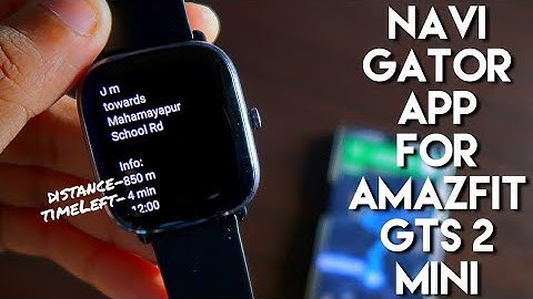 Get #GoogleMaps Direction Alerts directly on #Amazfit Gts 2 Mini